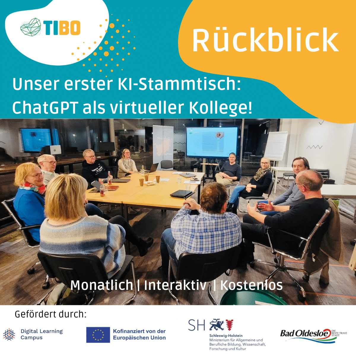 🚀 Rückblick auf unseren ersten KI-Stammtisch: ChatGPT als virtueller Kollege!